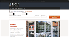 Desktop Screenshot of fgi-immobilier.com