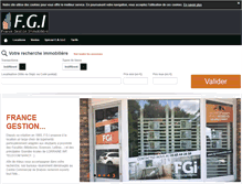 Tablet Screenshot of fgi-immobilier.com